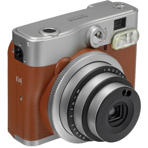 Fujifilm Instax Mini 90 Instant Film Camera (Brown)