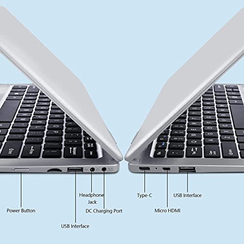 Windows Laptop, 2 in 1 with Touchscreen,11.6 inch FHD Windows 11 Laptops Computer,4GB RAM,256GB SSD Storage