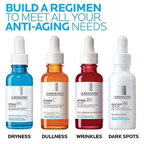 La Roche-Posay Pure Retinol Face Serum with Vitamin B3. Anti Aging Face Serum for Lines