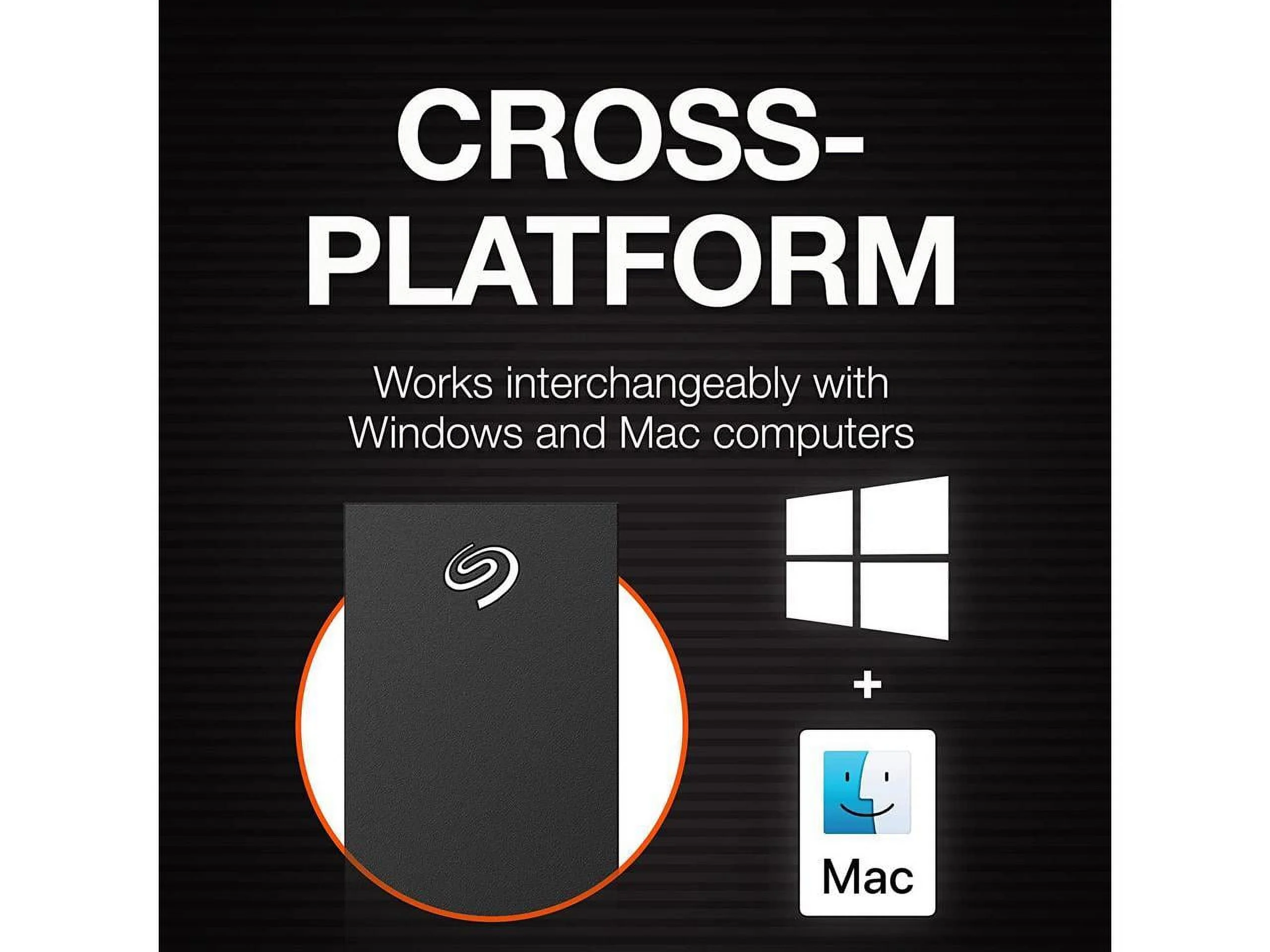 Seagate One Touch Hub 14TB External USB-C and USB 3.0 Desktop Hard Drive - Black (STLC14000400)