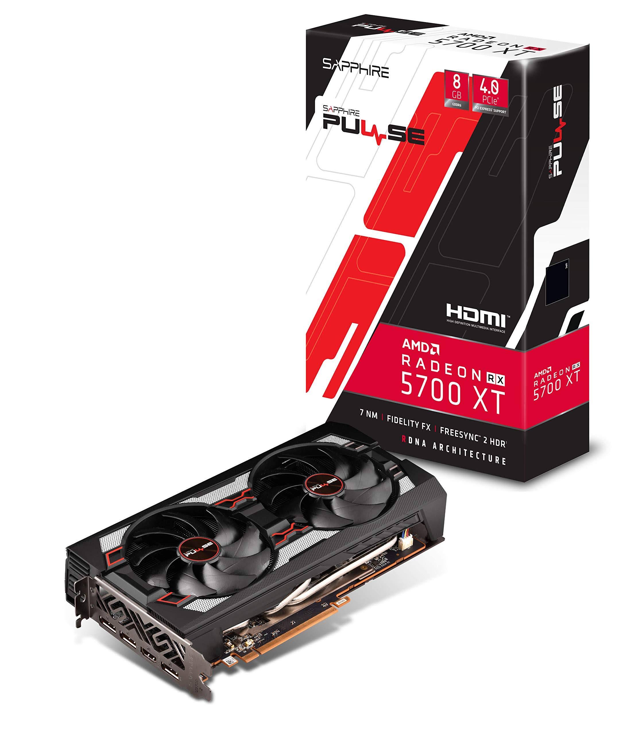 Sapphire Pulse Radeon RX 5700 XT 8 GB GDDR6 Graphic Card 11293-01-20G
