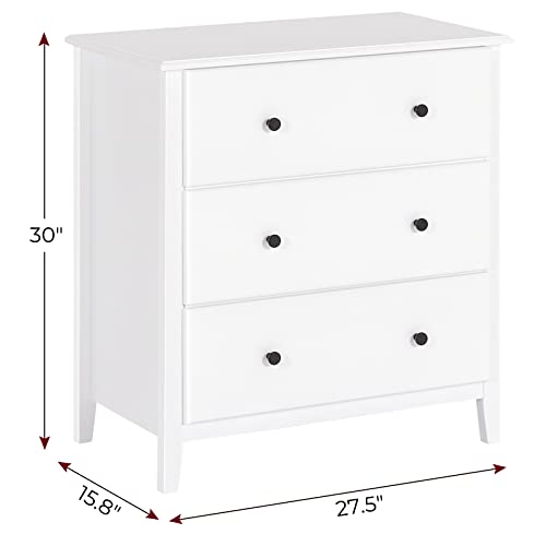 Hasuit White Dresser for Bedroom, 55.3'' Long Dresser Chest of Drawers, Large Capacity 6 Drawer Double Dresser