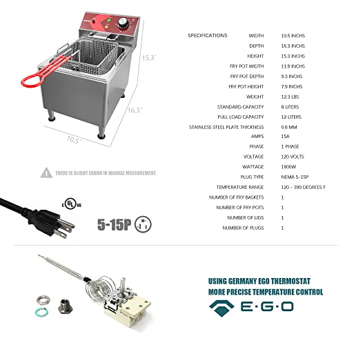 commercial deep fryer