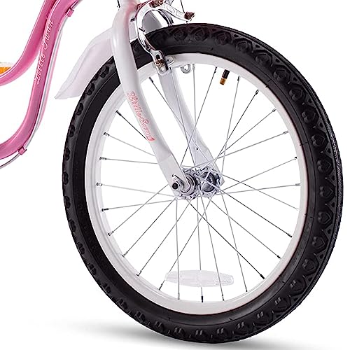 Royalbaby Princess Girls Kids Bike 12 14 16 18 20 Inch Children Bicycle with Basket for Age 3-12 Years