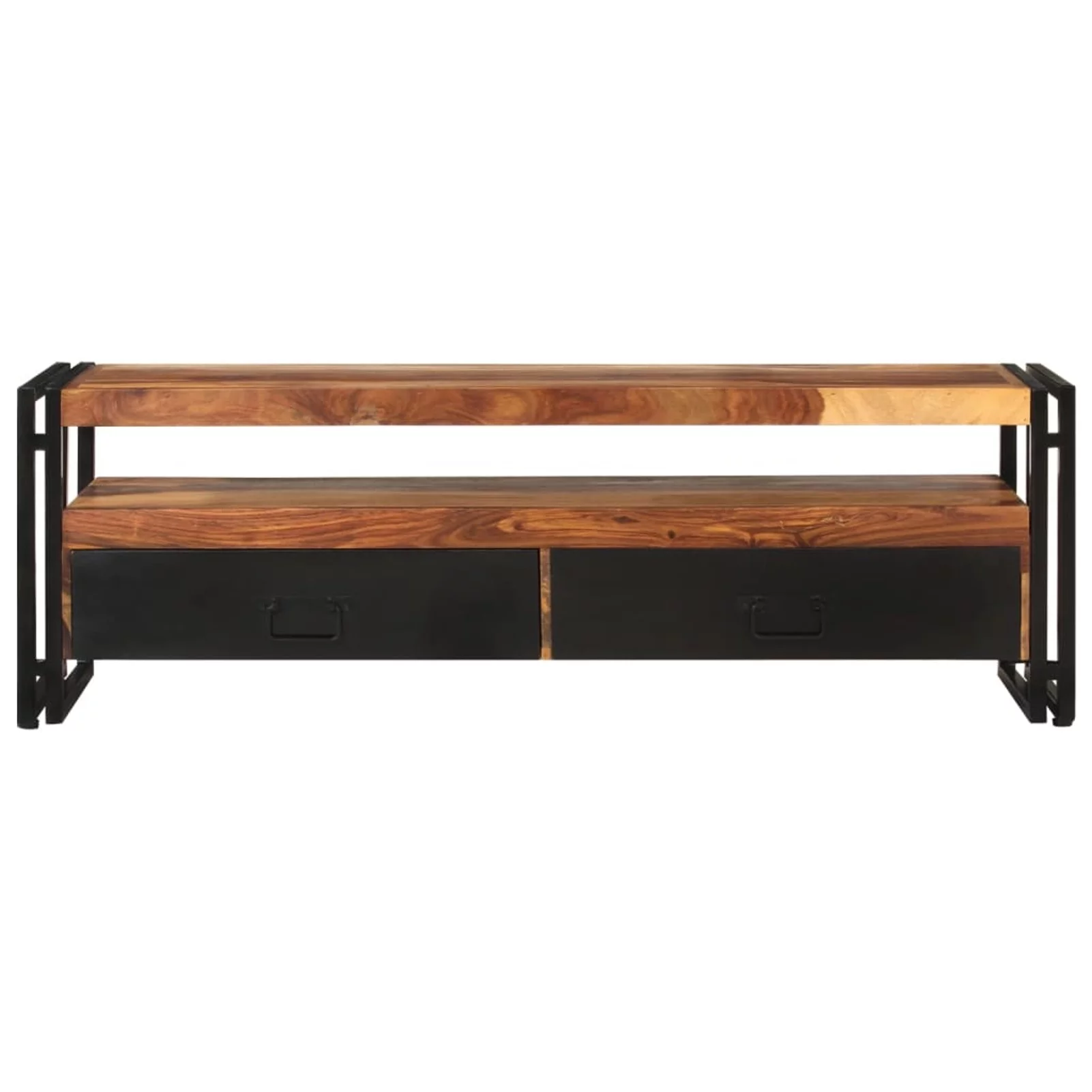 Carevas TV Cabinet 47.2"x11.8"x15.7" Solid Sheesham Wood