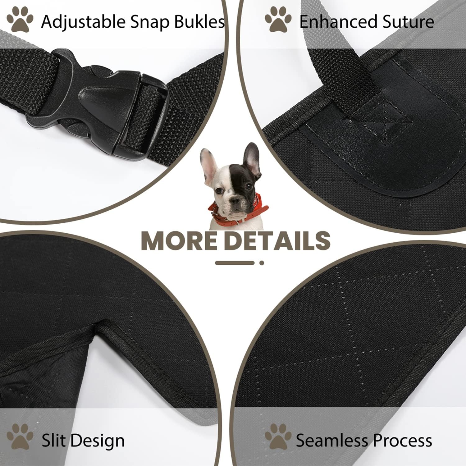 NESTROAD SUV Cargo Liner for Dogs, Waterproof & Nonslip Dog Trunk Cargo Cover Mat for Backseat