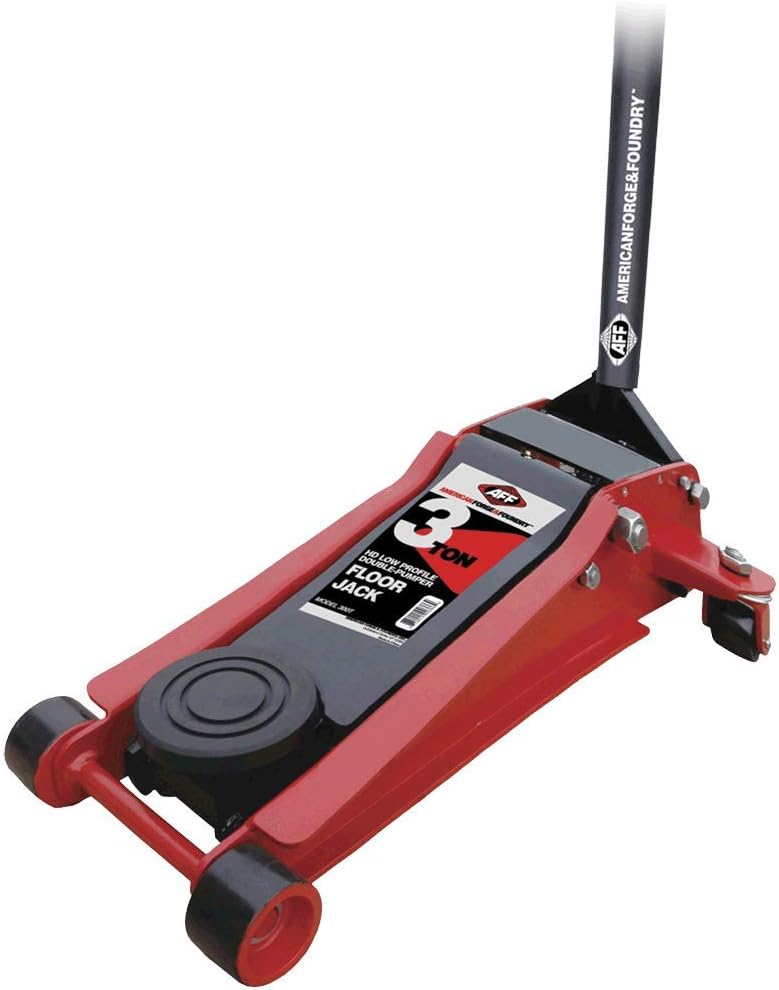 AFF 3 Ton Professional Heavy Duty Floor Jack, Double Pumper Technology, 300T
