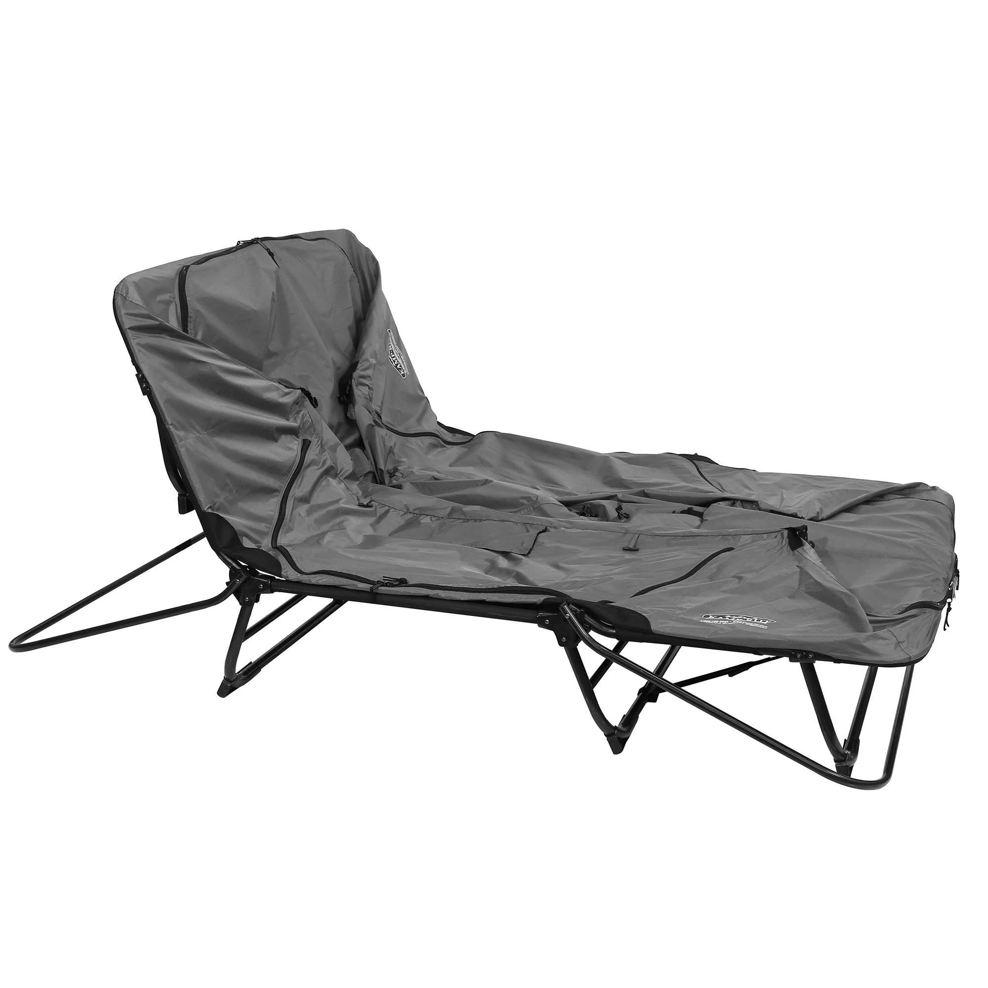Kamp-Rite Double Quick Setup 2 Person Elevated Cot, Lounge Chair, & Tent
