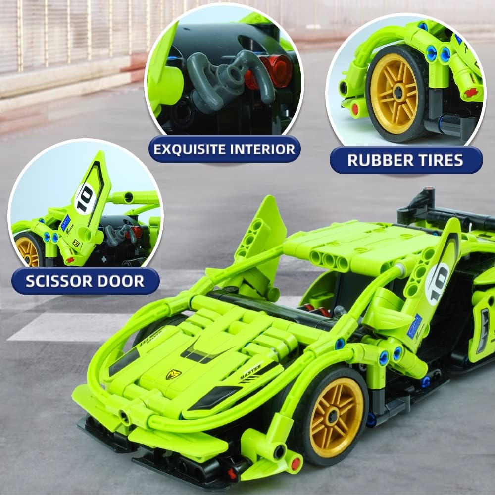 VodeDrge STEM Building Toys for Kids, Car Model Toys for Boys 8-12, Toys for 6 Years Old Boys, Erector Set for Boys Age 6-12