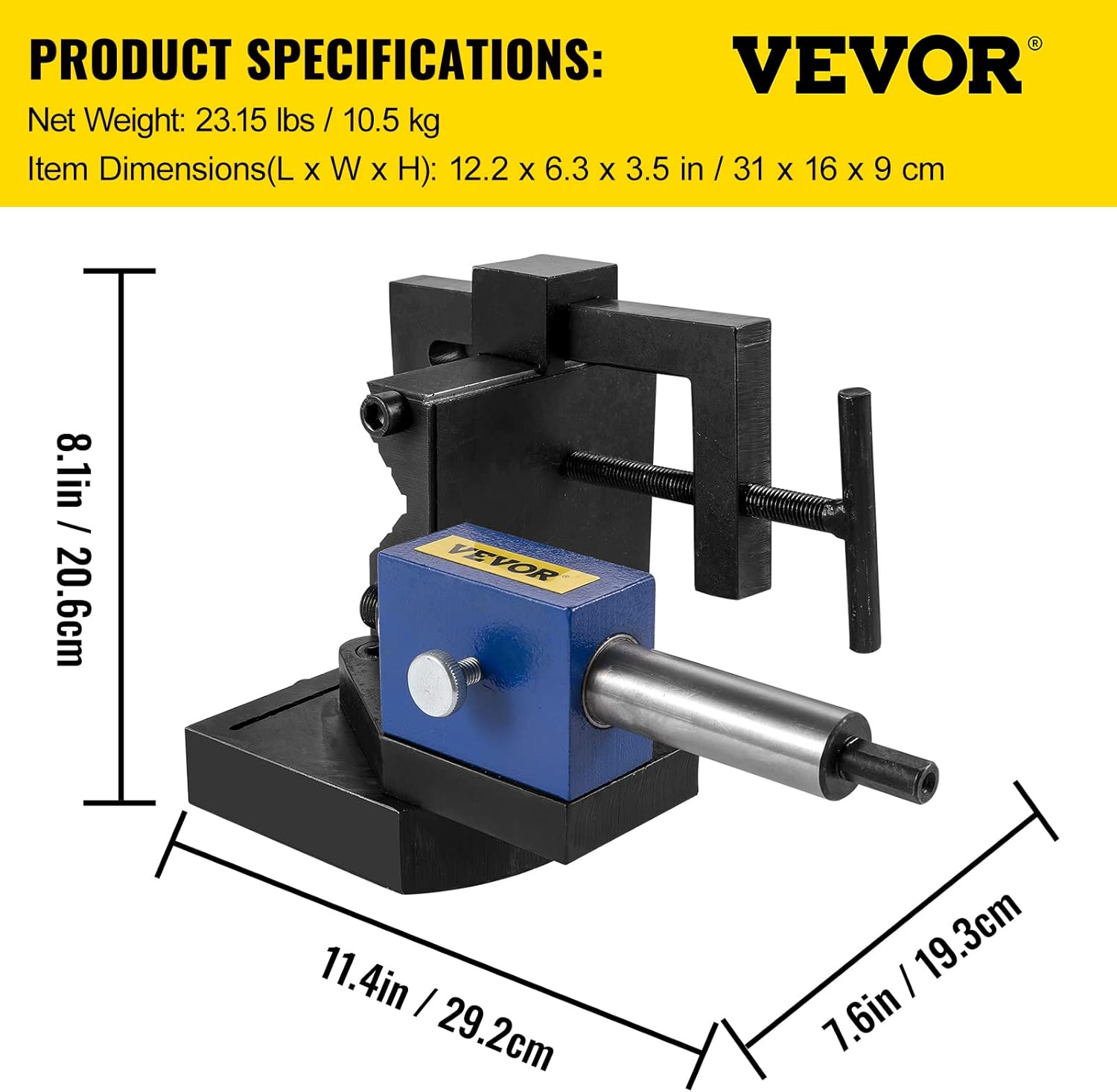 VEVOR Pipe Notcher Punch and Press Tool for 0-50 Degree Tube Notcher Tool Notches 3/4"-3" Round Tubing Bore Hole Pipe Knotcher Aluminium Frame Tubing