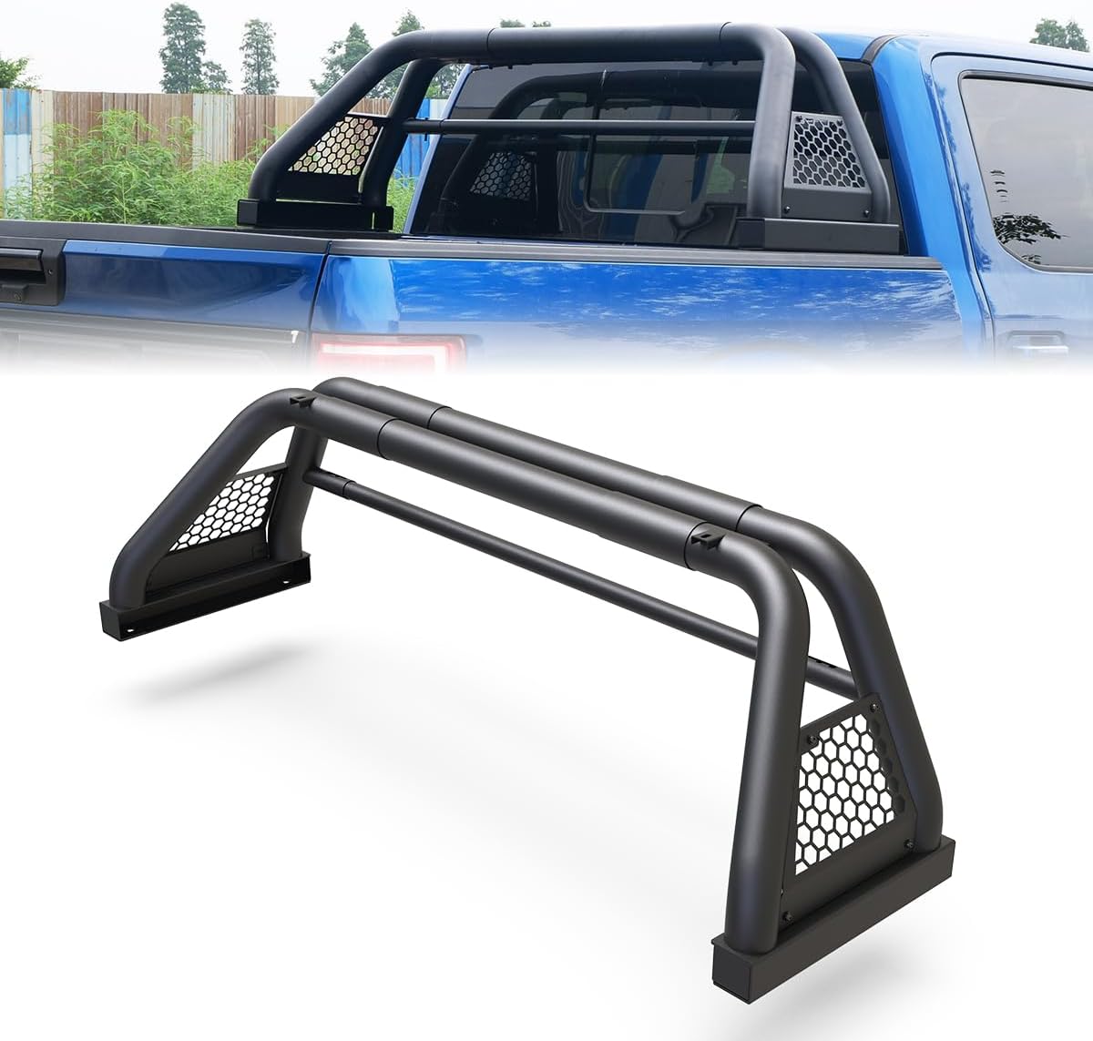 Retractable Tailgate Ladder 56"-68" for Pickup Trucks
