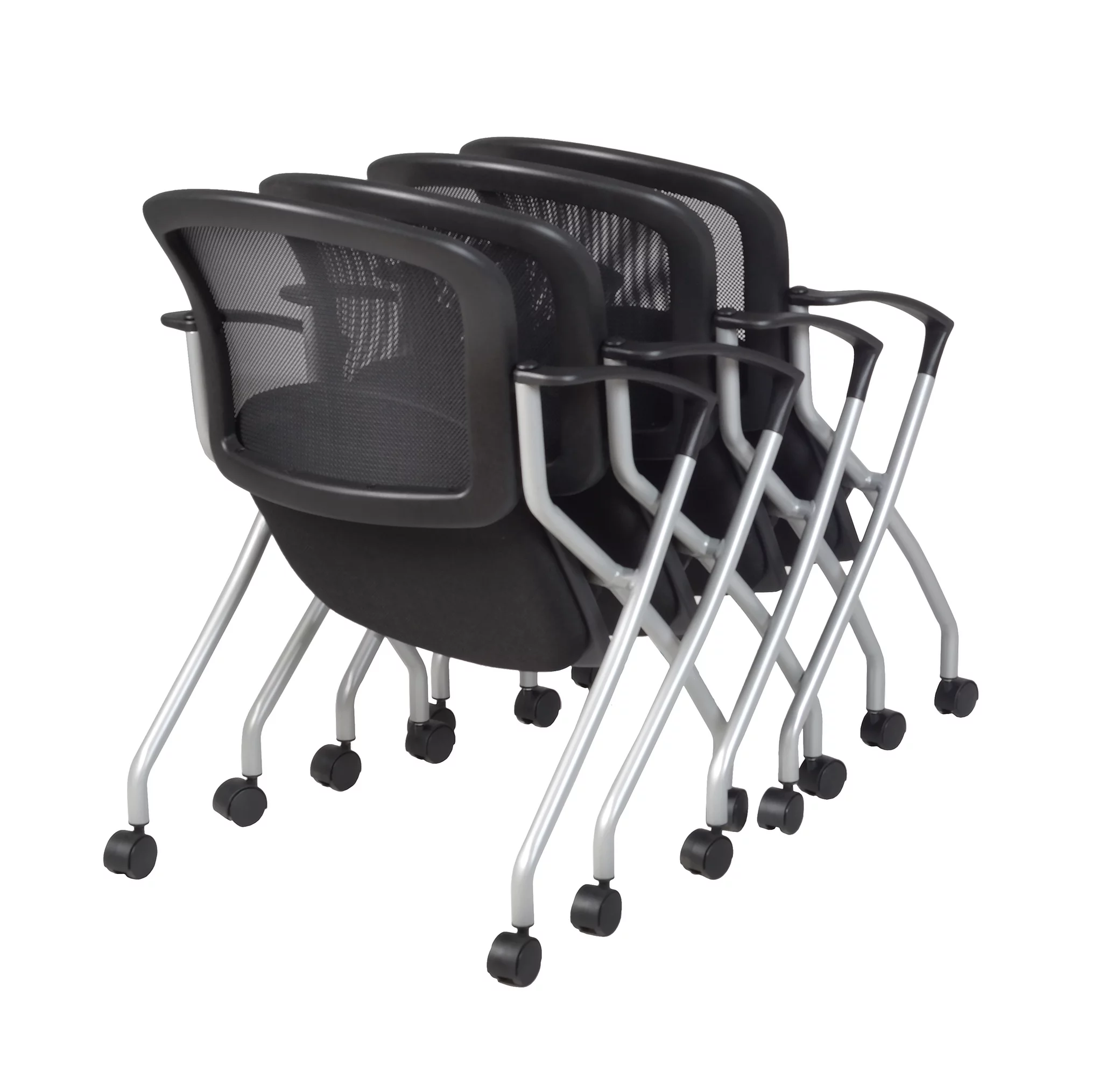 Etta Nesting Chair (4 pack)- Black