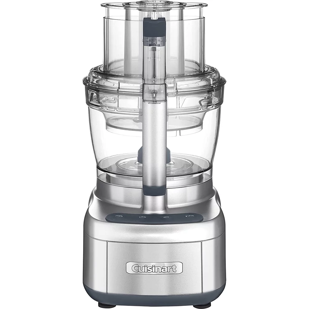 Cuisinart FP-13DSV Elemental 13 Cup Food Processor with Dicing Kit Silver Bundle with Deco Chef Gourmet 12 Piece Stainless Steel Knife Set with