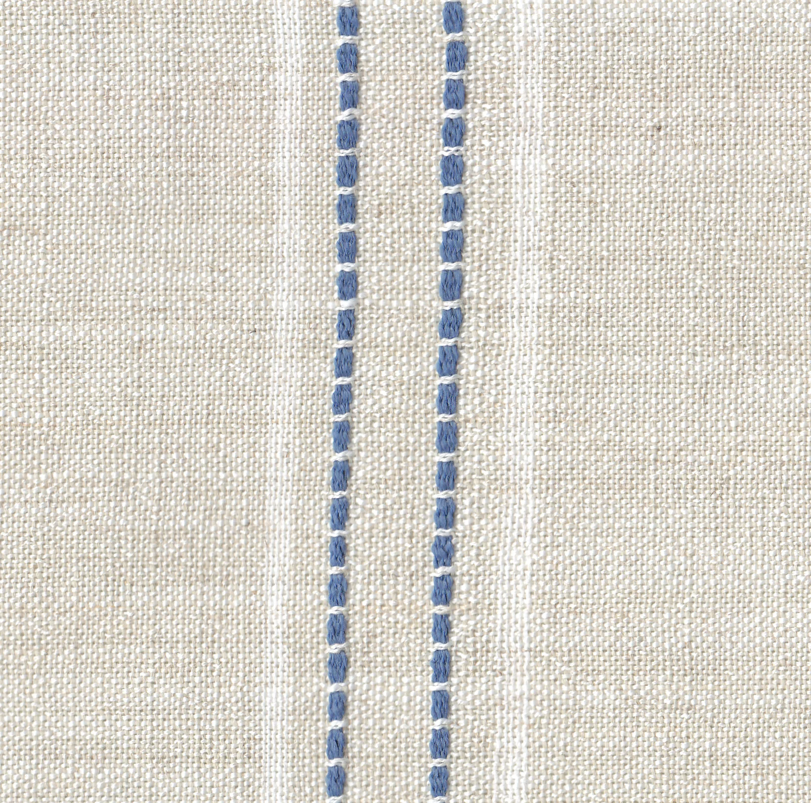 HomePop Emerson Wingback Accent Chair - Blue and Off-White Striped