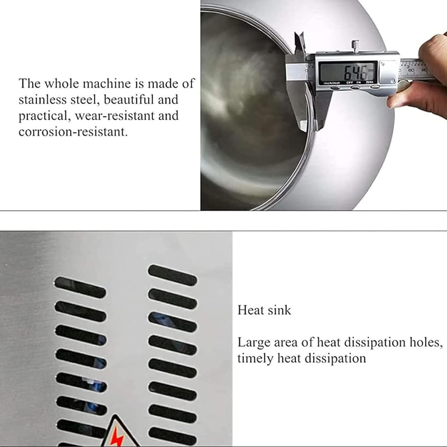 Electric Roller Sugar Coating Machine, Coating Machine For Sweet Ball Maker With Adjustable Speed