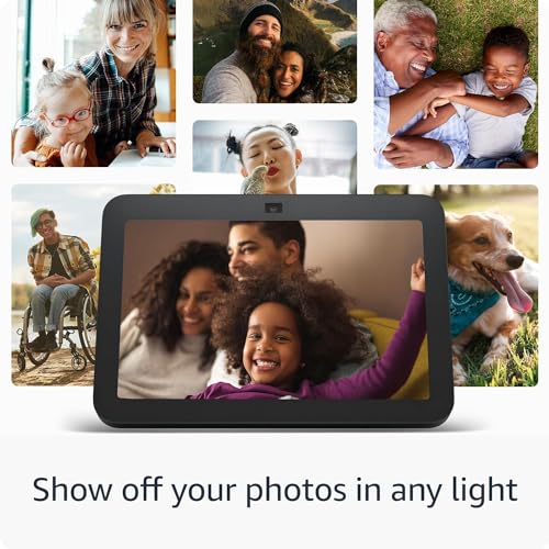 Amazon Echo Show 8 (newest model), With Spatial Audio, Smart Home Hub, and Alexa, Charcoal - Radiant Selections
