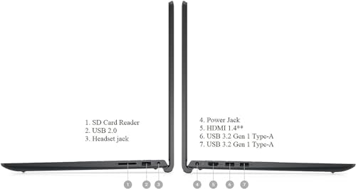 DELL 2024 Inspiron 15 Laptop, with Microsoft Office 365, 15.6" 1920x1080 FHD, Intel i3-1215U up to 4.40GHz (Beats N4020), Win 11 Home