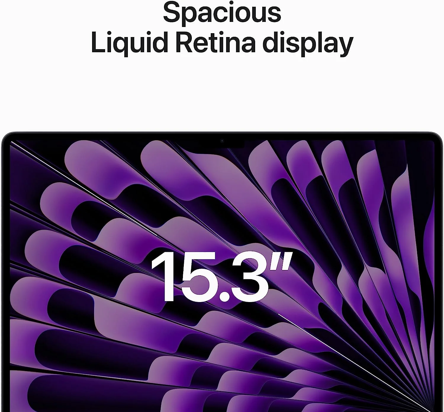 2023 Apple 15-Inch MacBook Air Laptop: Apple M2 Chip with 8-core CPU and 10-core GPU, 8GB RAM, 256GB SSD Storage - Space Gray