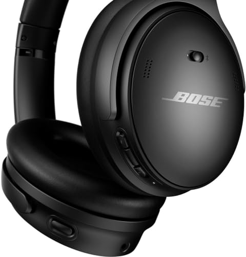 Bose QuietComfort 45 Bluetooth Wireless Noise Cancelling Headphones - Triple Black (Renewed)