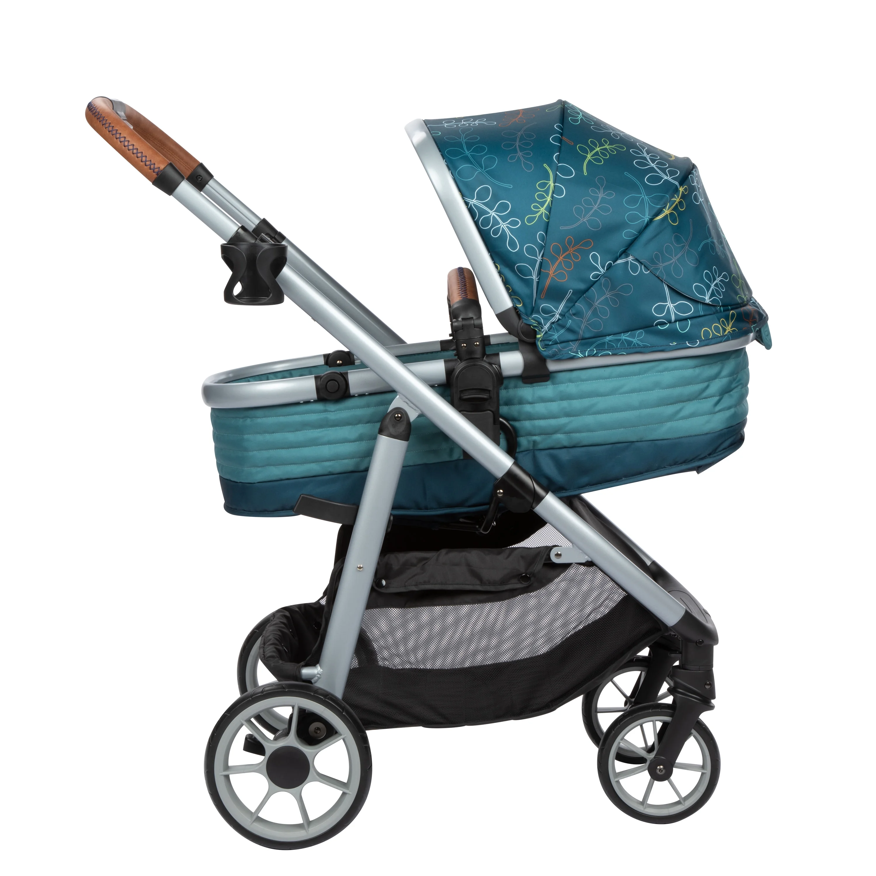 Monbebe Lynx 6 in 1 Modular Travel System Stroller and Infant Car Seat, Leaf