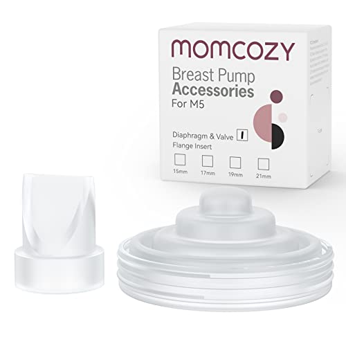 Momcozy M5 Hands-Free Wearable Breast Pump, Double-Sealed Flange for Baby-Like Comfort, 3 Modes & 9 Suction Levels, Portable Electric Pump – 24mm