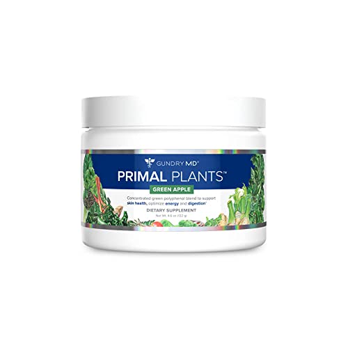 Gundry MD® Primal Plants Polyphenol-Rich Greens Powder Superfood Supplement to Support Skin Health, Optimize Energy and Digestion