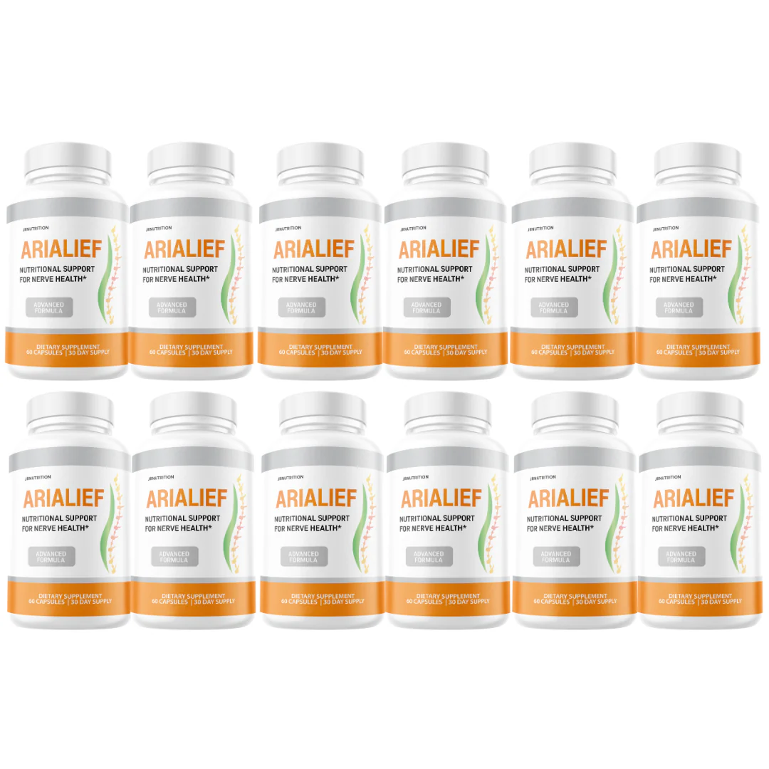 Arialief Support for Nerve Health Arialief Relief - 12 Bottles - Kansas Nuitrition - HNZSDS