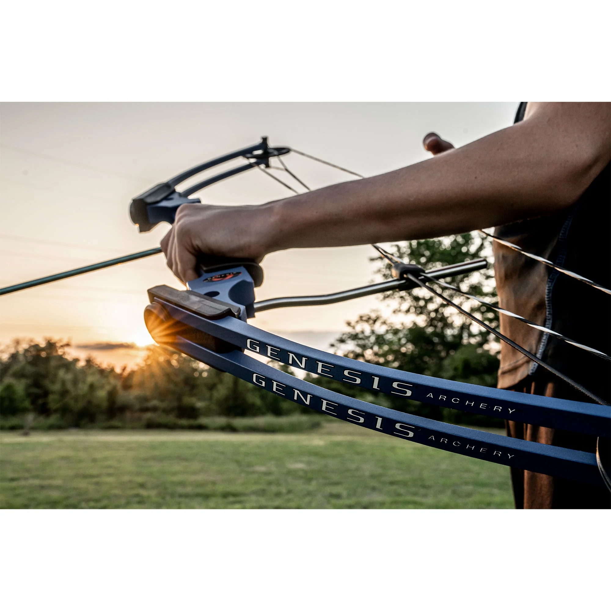 Genesis Original Archery Compound Bow Adjustable Size,Left Hand,Carbon