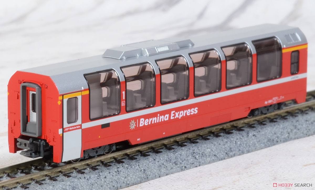 Kato N Gauge Rhaetian Railway Bernina Express New Logo 3 Cars Basic Set 10-1655