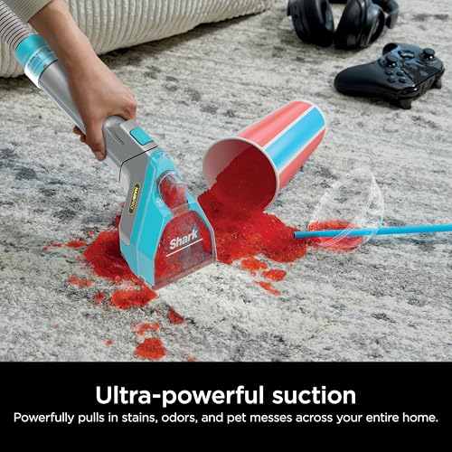 Shark StainStriker Portable Carpet Upholstery & Area Rug Cleaner, Bonus XL Tool & Full-Size Cleaning Solution, Stain & Odor Remover