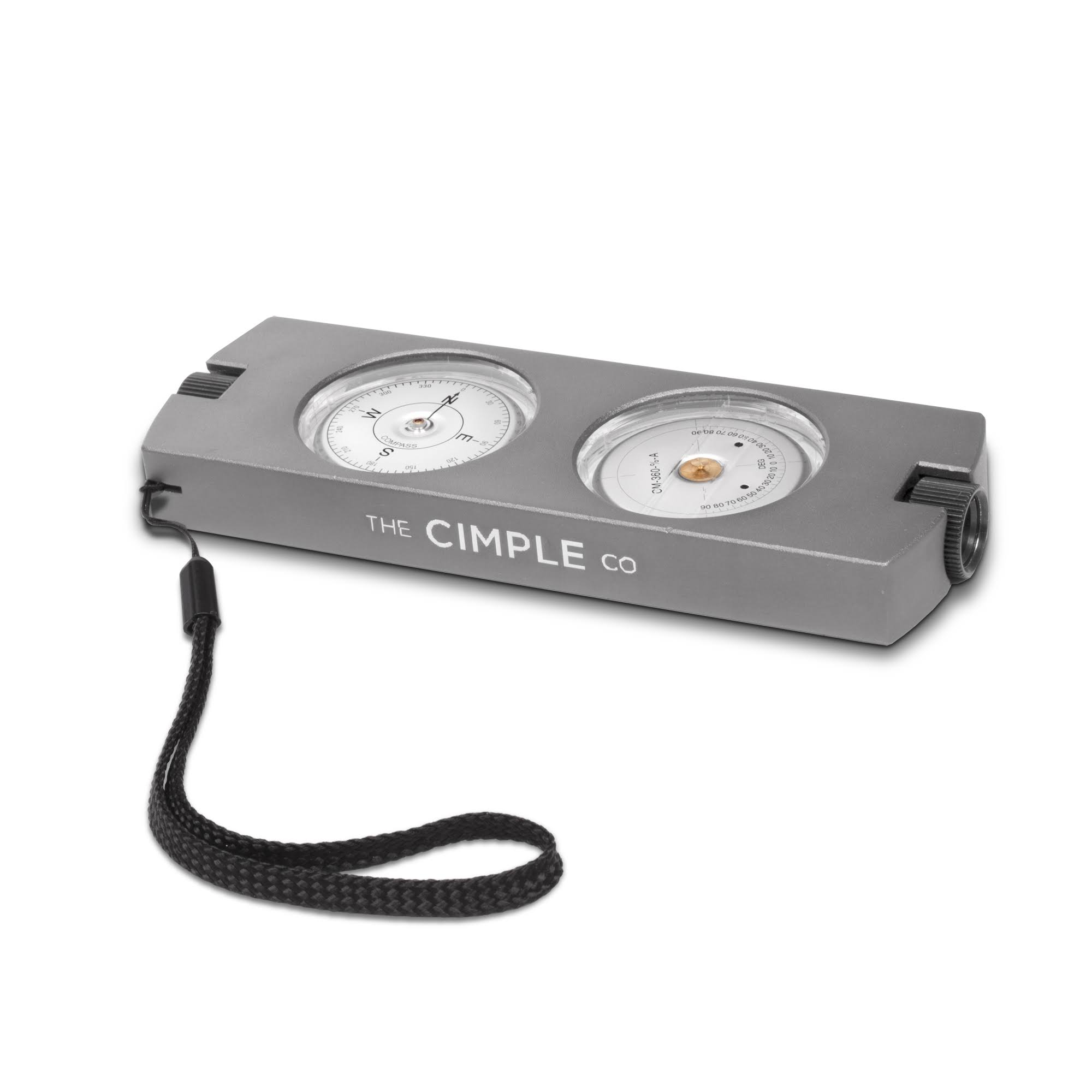 The Cimple Co Handheld Clinometer Compass W Case Combo - Satellite Inclinometer Surveying Tool