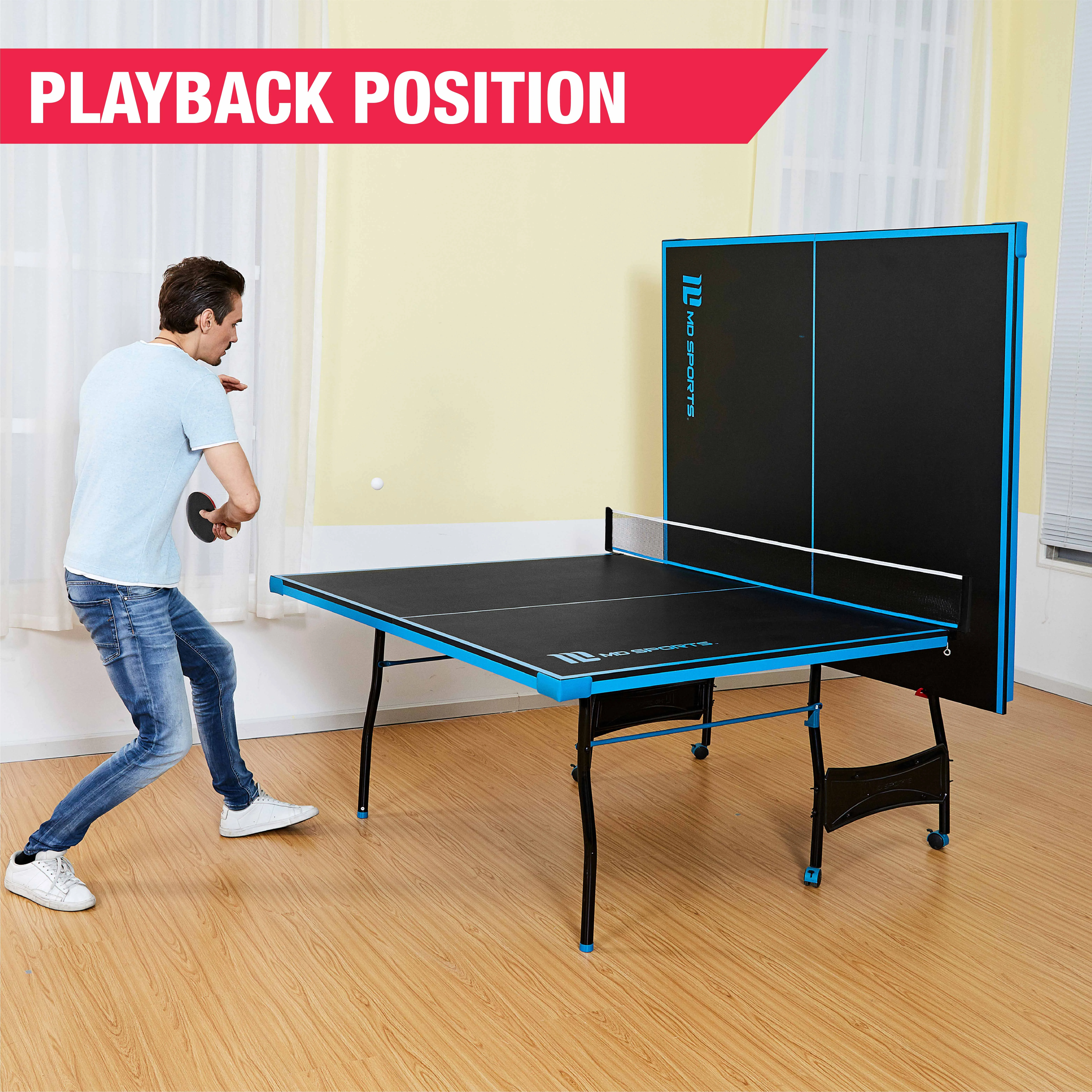 MD Sports Official Size Table Tennis Table