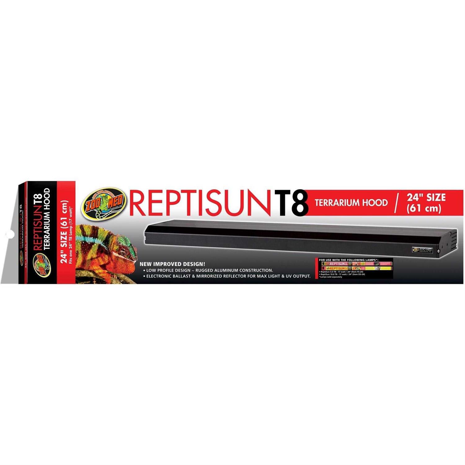 Zoo Med Reptisun T8 Terrarium Hood - Pet Supplies online store
