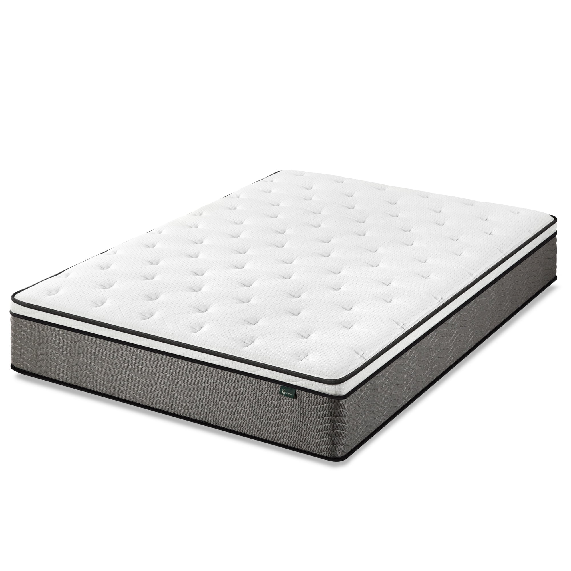 Zinus Support Plus 12" Comfort Foam and Pocket Spring Hybrid Mattress, Queen