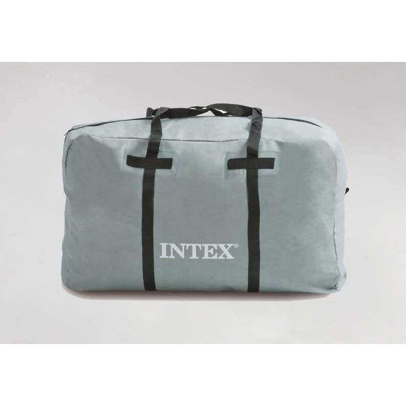 Intex Mariner 4 Inflatable Raft River Lake Dinghy Boat Set u0026 Motor Mount Kit