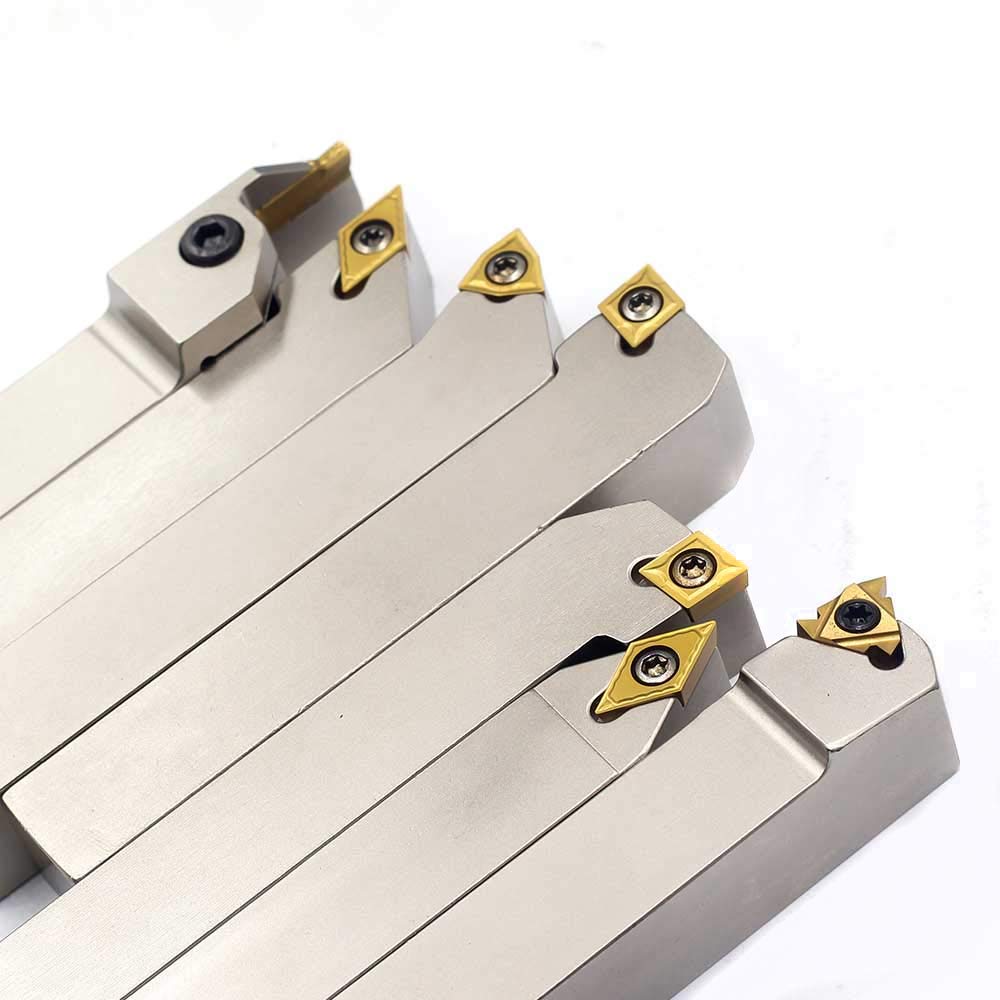 OSCARBIDE 3/4Shank 7 Pieces/Set Indexable Lathe Turning Tool Holder