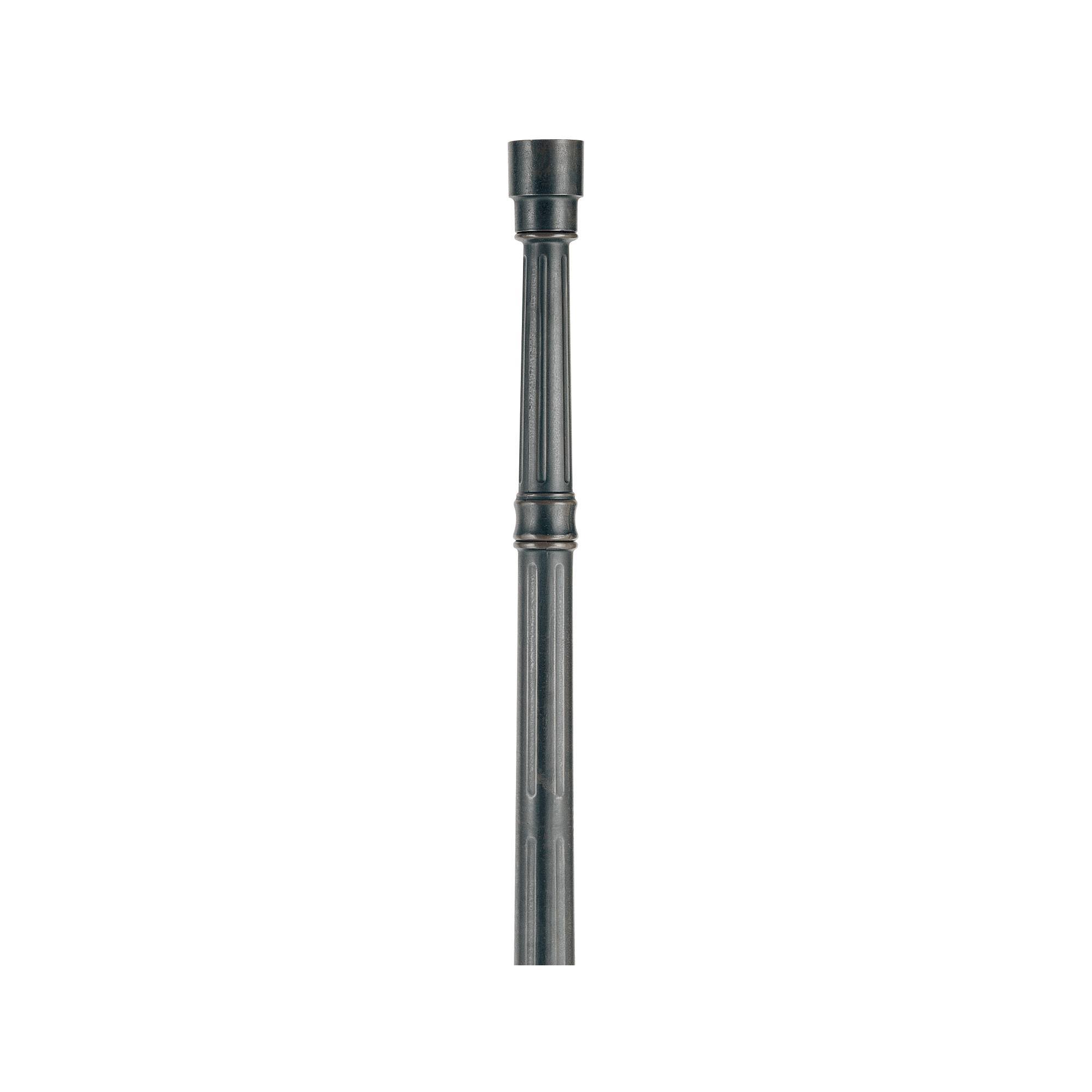 John Timberland Traditional Post Light Pole and Cap Base Classic Bronze 76 3/4x22 for Post Garden Yard