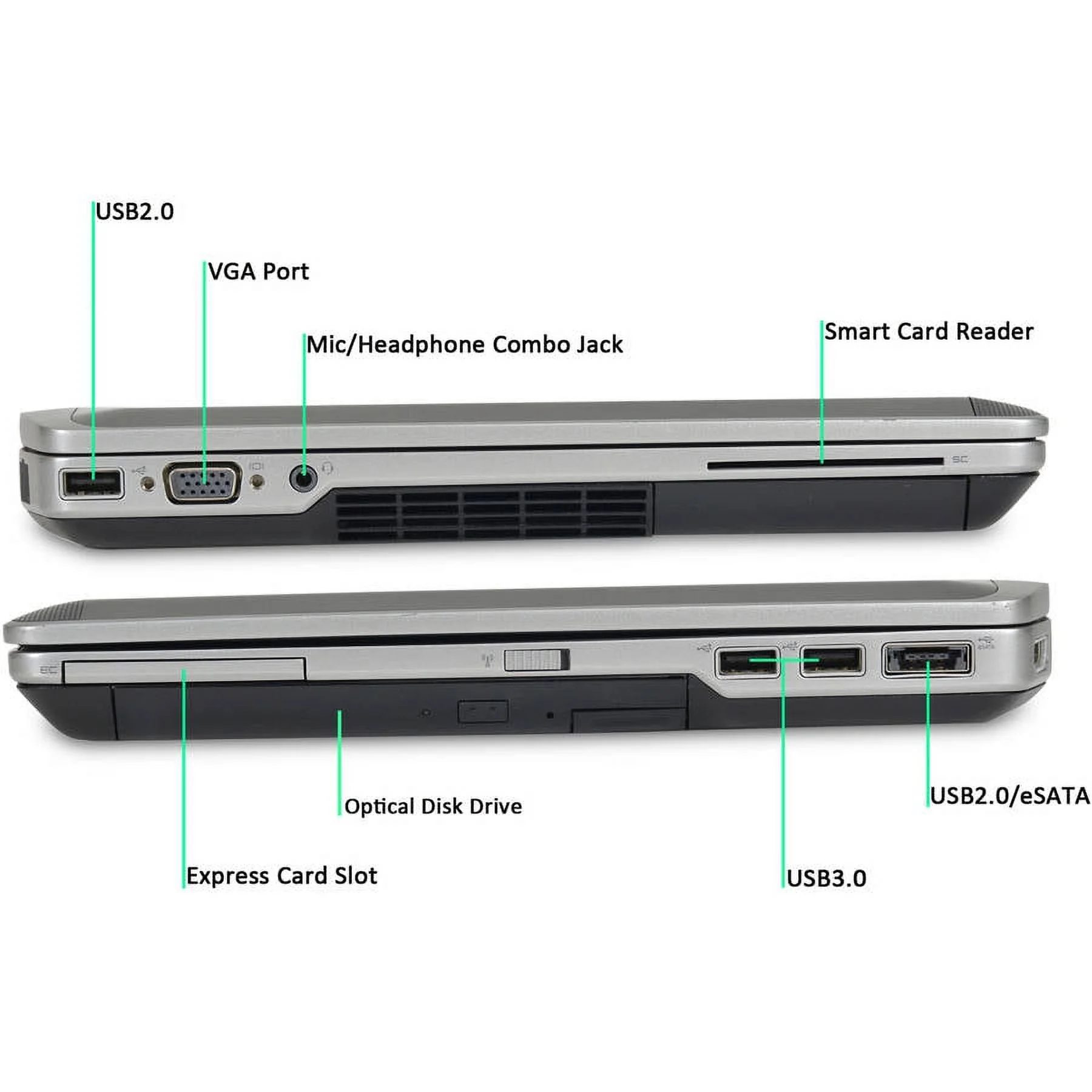 Restored Dell Latitude 5440 Laptop Computer 14" Intel Core i3 4th Gen Processor 8GB Memory 500GB HDD WIFI DVD Webcam Windows 10 PC (Refurbished)