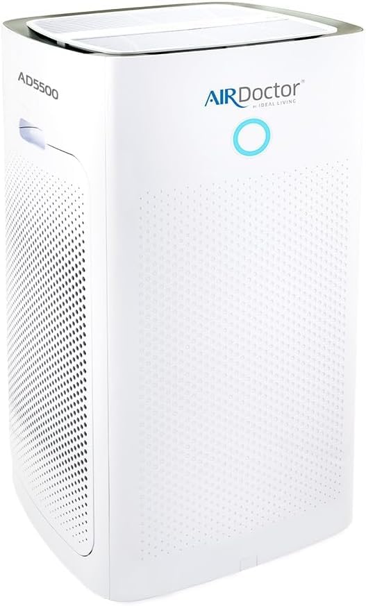 AIRDOCTOR AD5500i SMART 4-in-1 Air Purifier for Extra Large Spaces & Open Concepts with UltraHEPA, Carbon & VOC Filters