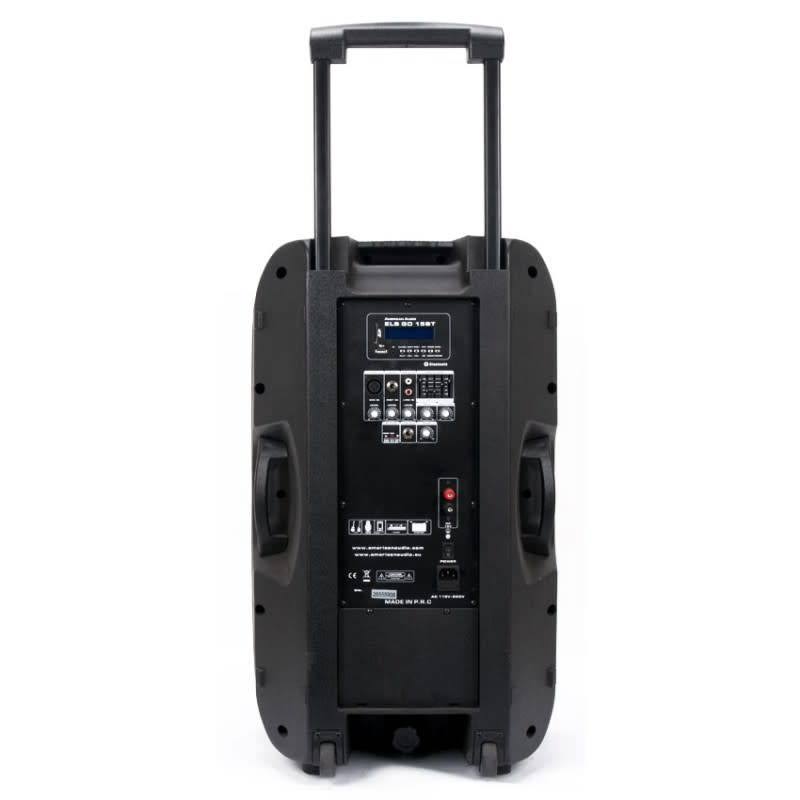 American Audio ELS-GO-15BT Rechargeable 15x22 2-Way Powered PA Speaker with Bluetooth