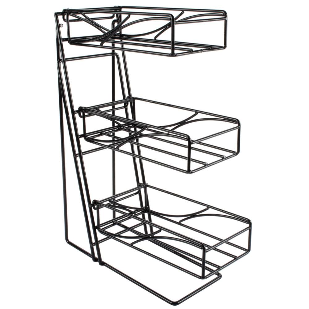 Cal-Mil 3-Tier Flatware / Condiment Display | Equipment