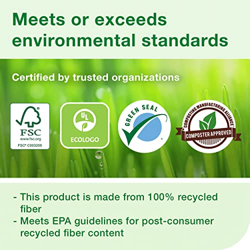 Tork Multifold Hand Towel, Natural, 100% recycled, FSC certified, Compatible with H2 Dispensers, 16 packs x 250 sheets (MK520A)