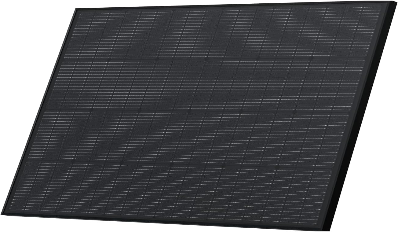 EF ECOFLOW 175W Solar Panel, 25% High-Efficiency N-Type Solar Cell, IP68 Waterproof Rate, Plug-&-Play Solar Panels for Camping, RV, Home