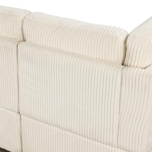 L-Shaped Pull Out Sleep Sofabed,Modern Reversible Sleeper Sectional Sofa Chenille Upholstered Button Tufted Decor with Storage Chaise