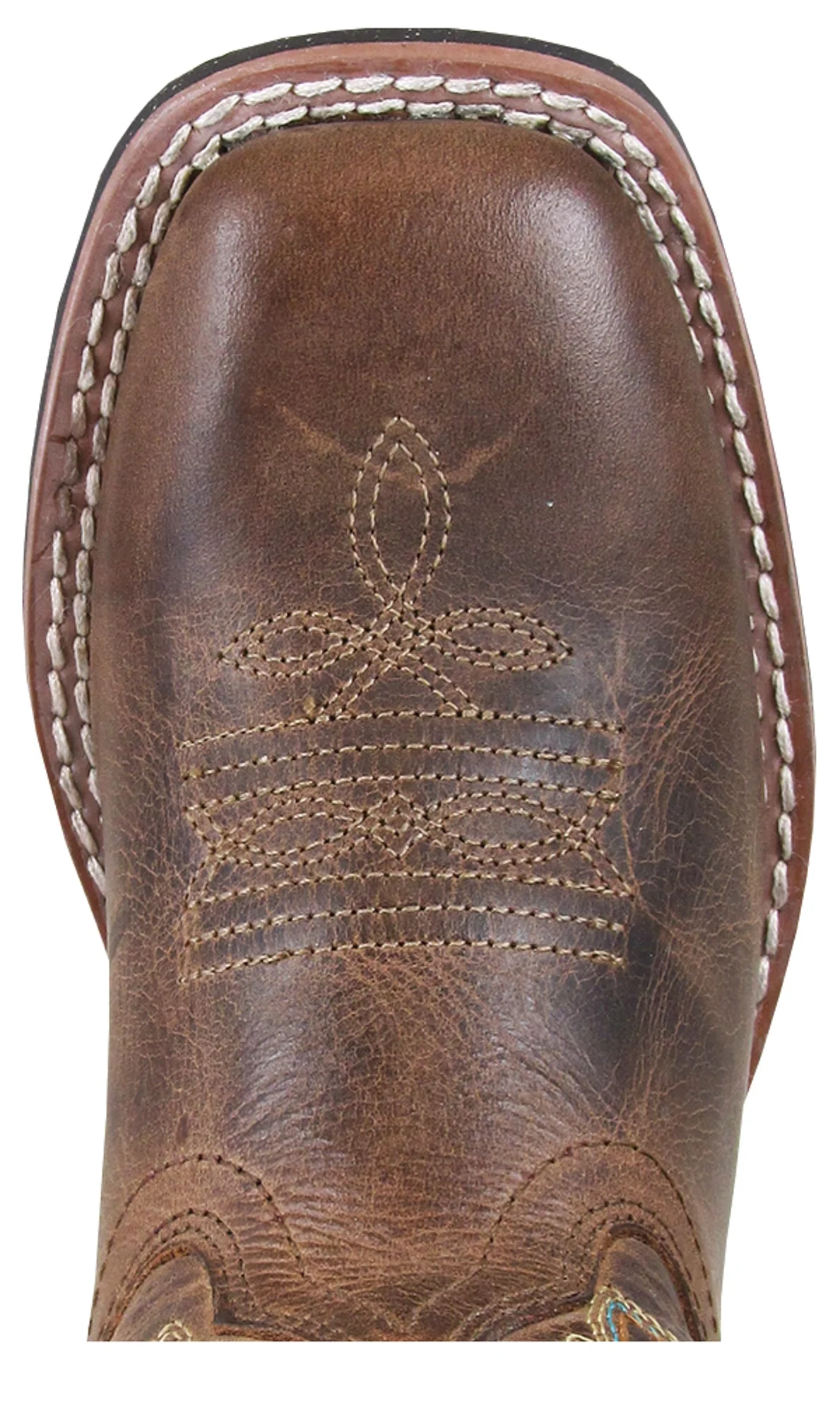 Smoky Mountain Kid's Jesse Brown Waxed Distress Cowboy Boots 3668