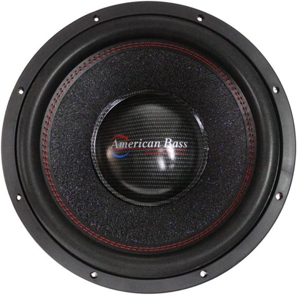 American Bass 15 Competition Car Subwoofer, 3000 Watt Maximum Power, Bass Surround Speaker, Car Audio Stereo Subwoofer - 15 inch