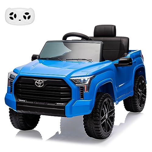 IDEALHOUSE Electric Car for Kids, 12v Ride on Truck Car, Ride-on Toys for Boys/Girls, Off-Road Kids Pickup Car with Remote Control, Spring Suspension