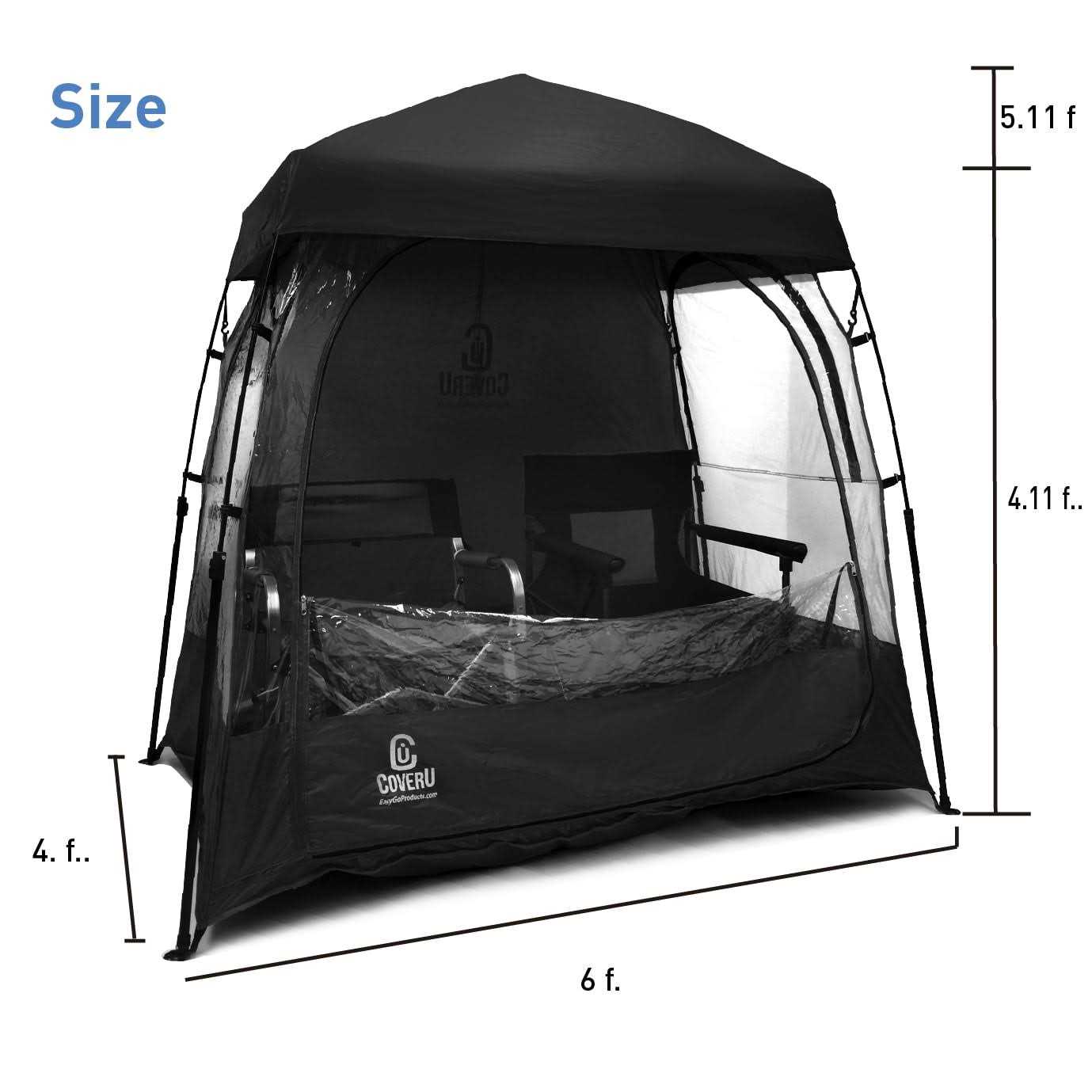 EASYGO PRODUCTS CoverU Sports Shelter 2 Person Weather Tent Pod - Sports Supplies Online Store