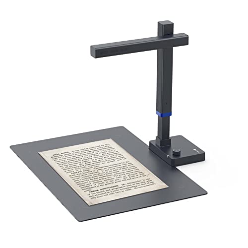 CZUR Shine Ultra Smart Portable Document Scanner, USB Book Scanner with OCR Auto-Flatten & Deskew, Document Camera for Desktop/Laptop