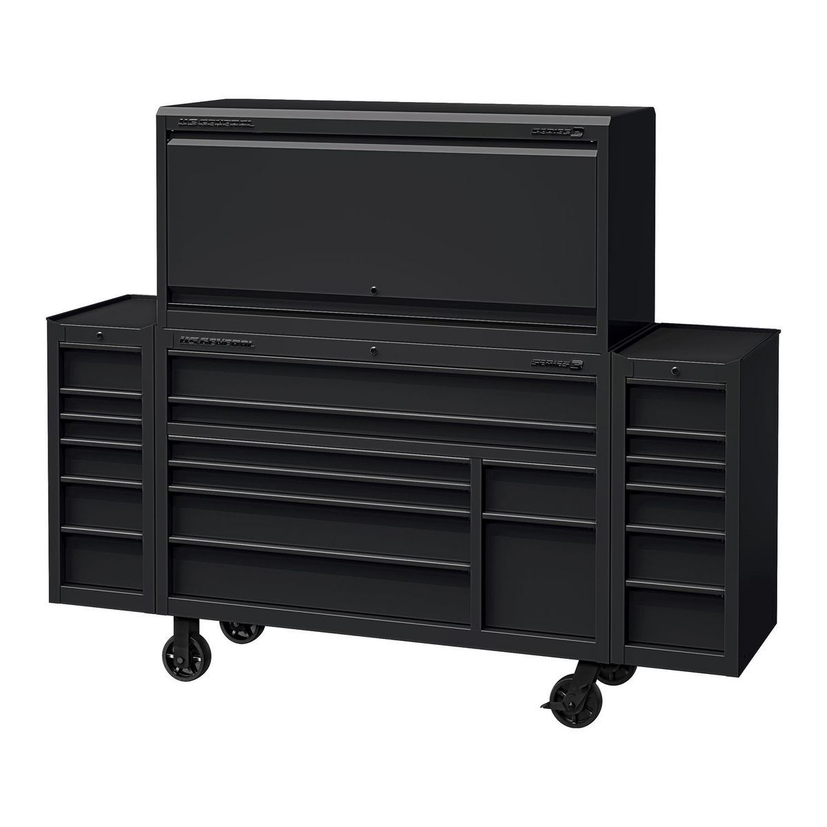 U.S. GENERAL 15 in. End Cabinet, Series 3, Slate Gray